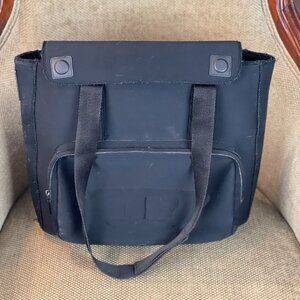 DIESEL Black Tote Bag Lunch Bag Shoulder Bag Neoprene